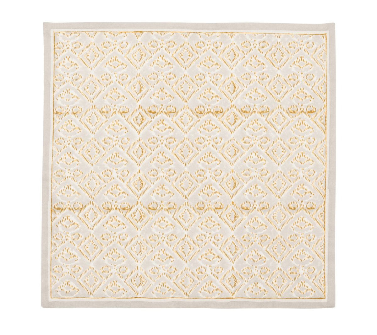 Alfresco Napkins Set of 4 in Natural & Gray by Kim Seybert