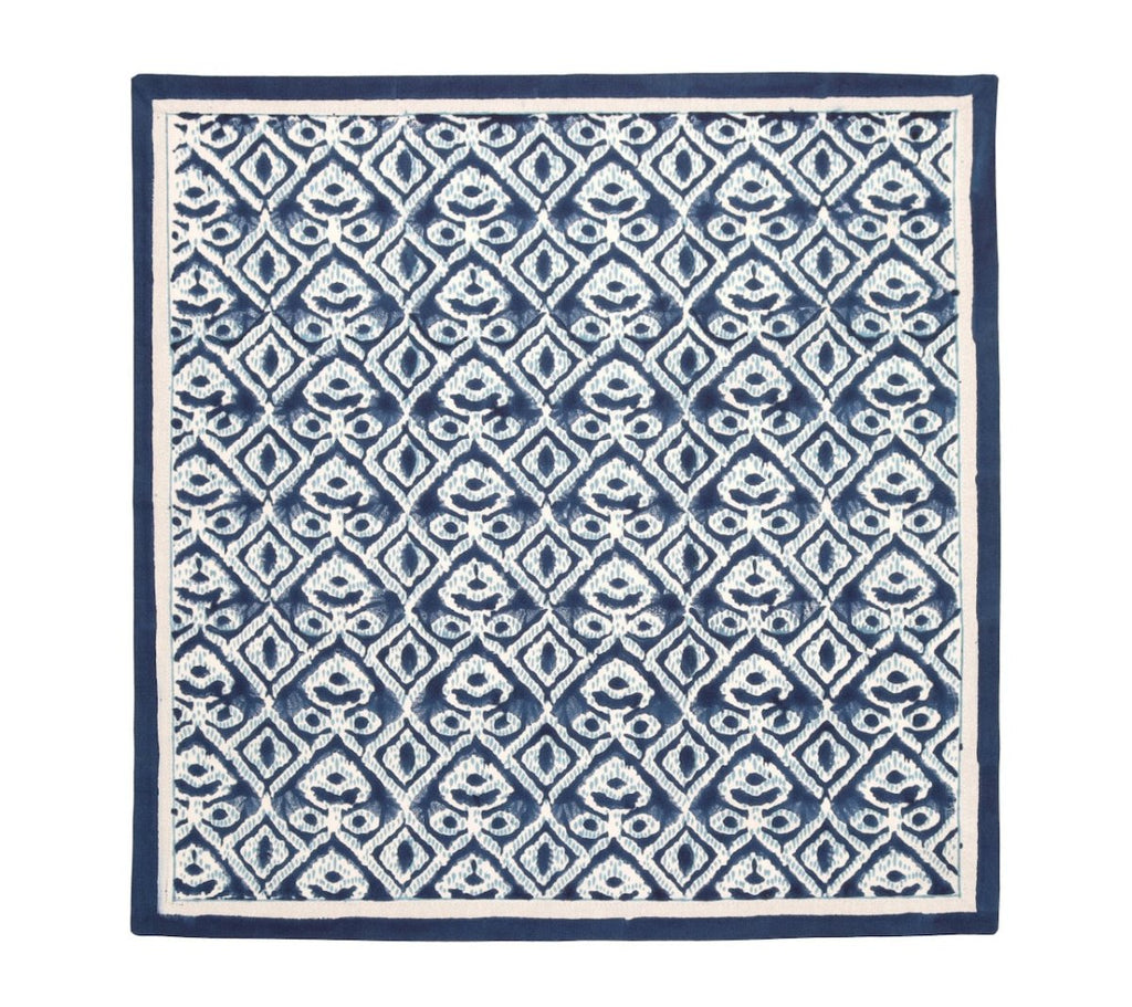 Alfresco Napkins Set of 4 in Navy & Blue by Kim Seybert