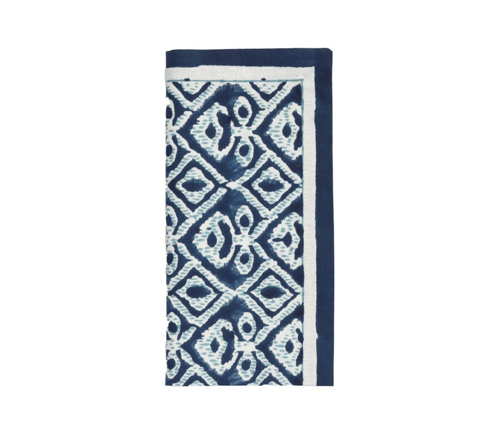 Alfresco Napkins Set of 4 in Navy & Blue by Kim Seybert