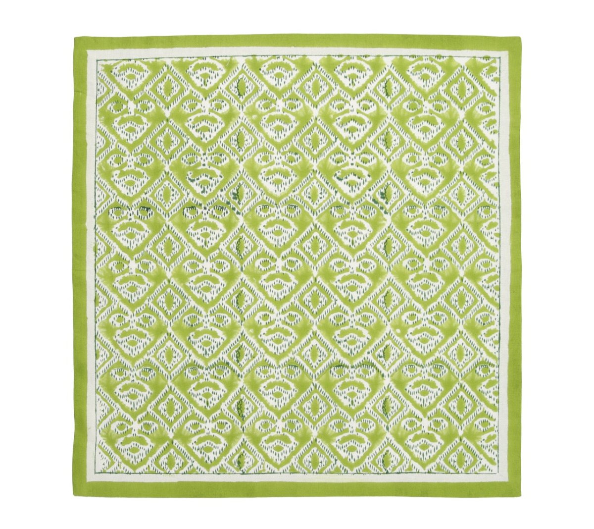 Alfresco Napkins Set of 4 in Olive & Green by Kim Seybert
