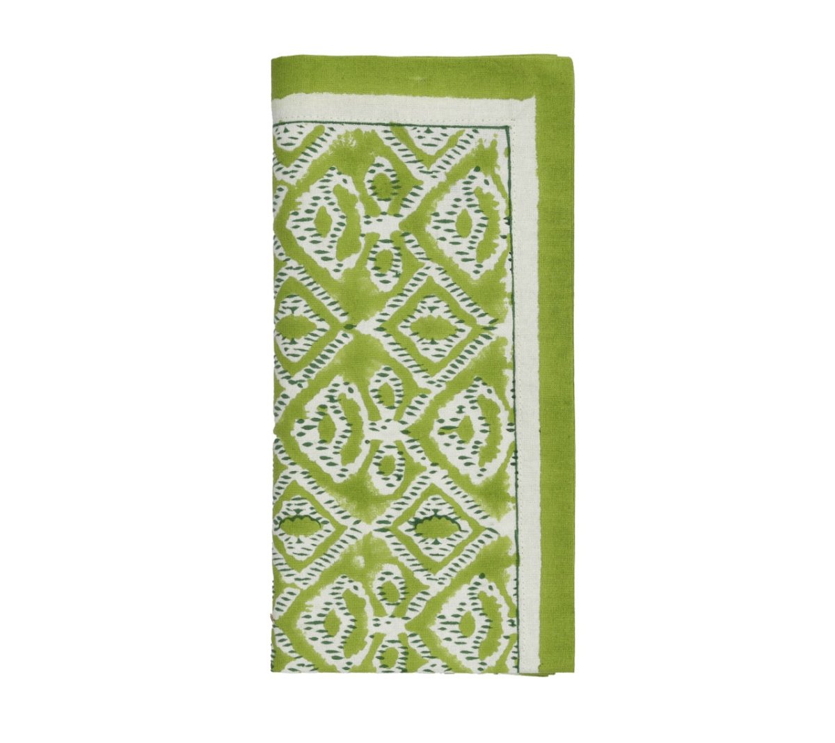 Alfresco Napkins Set of 4 in Olive & Green by Kim Seybert