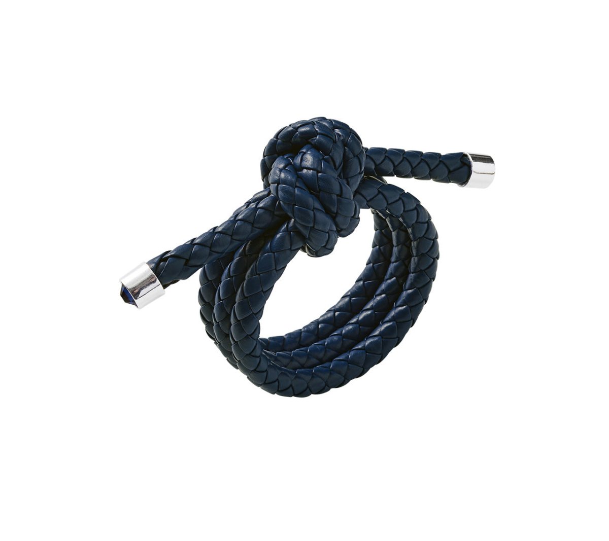 Rope Knot Napkin Ring in Navy by Kim Seybert