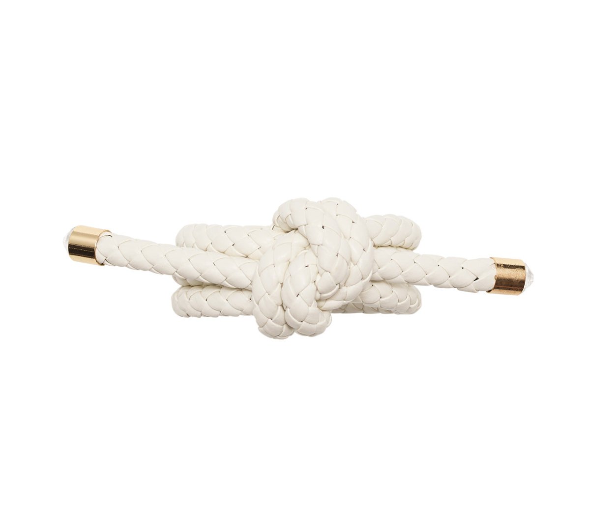 Rope Knot Napkin Ring in White by Kim Seybert