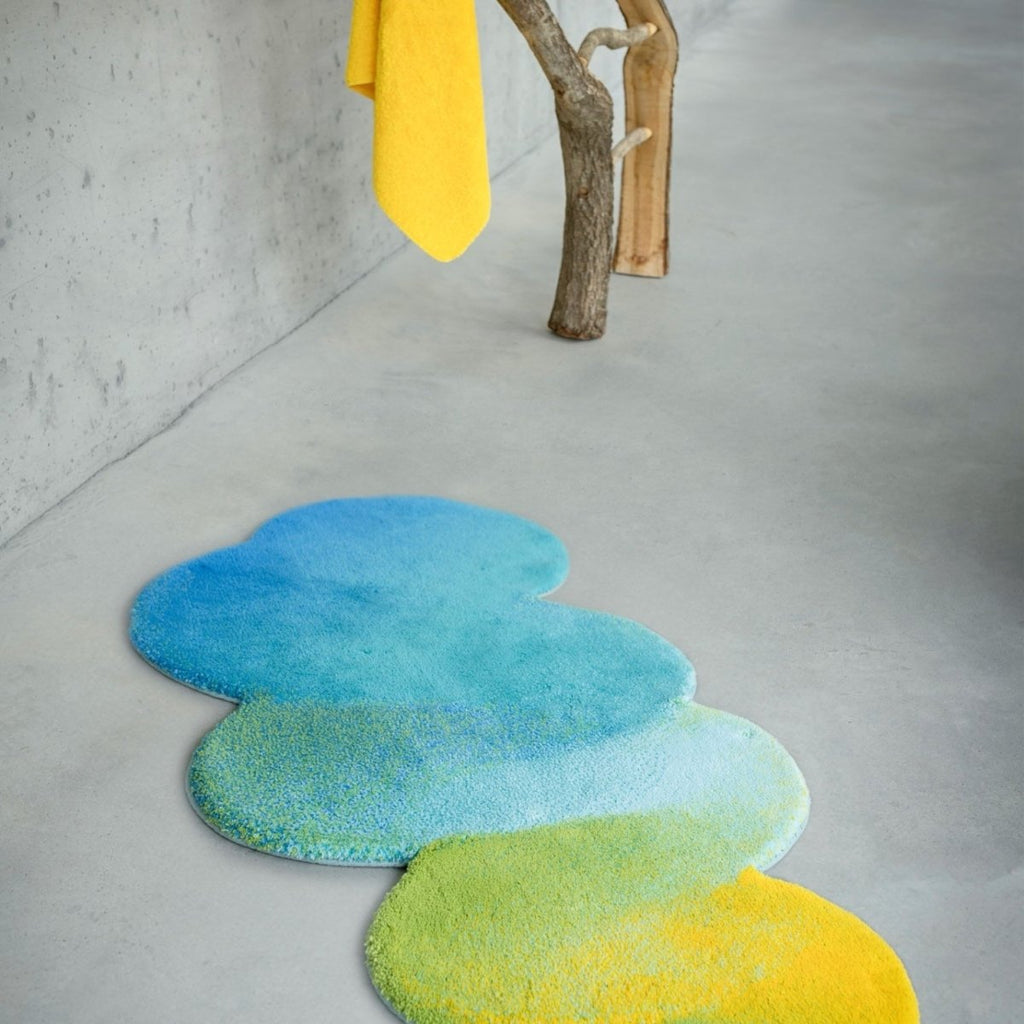 Odity 27x55 Lagoon 302 Bath Rug by Abyss