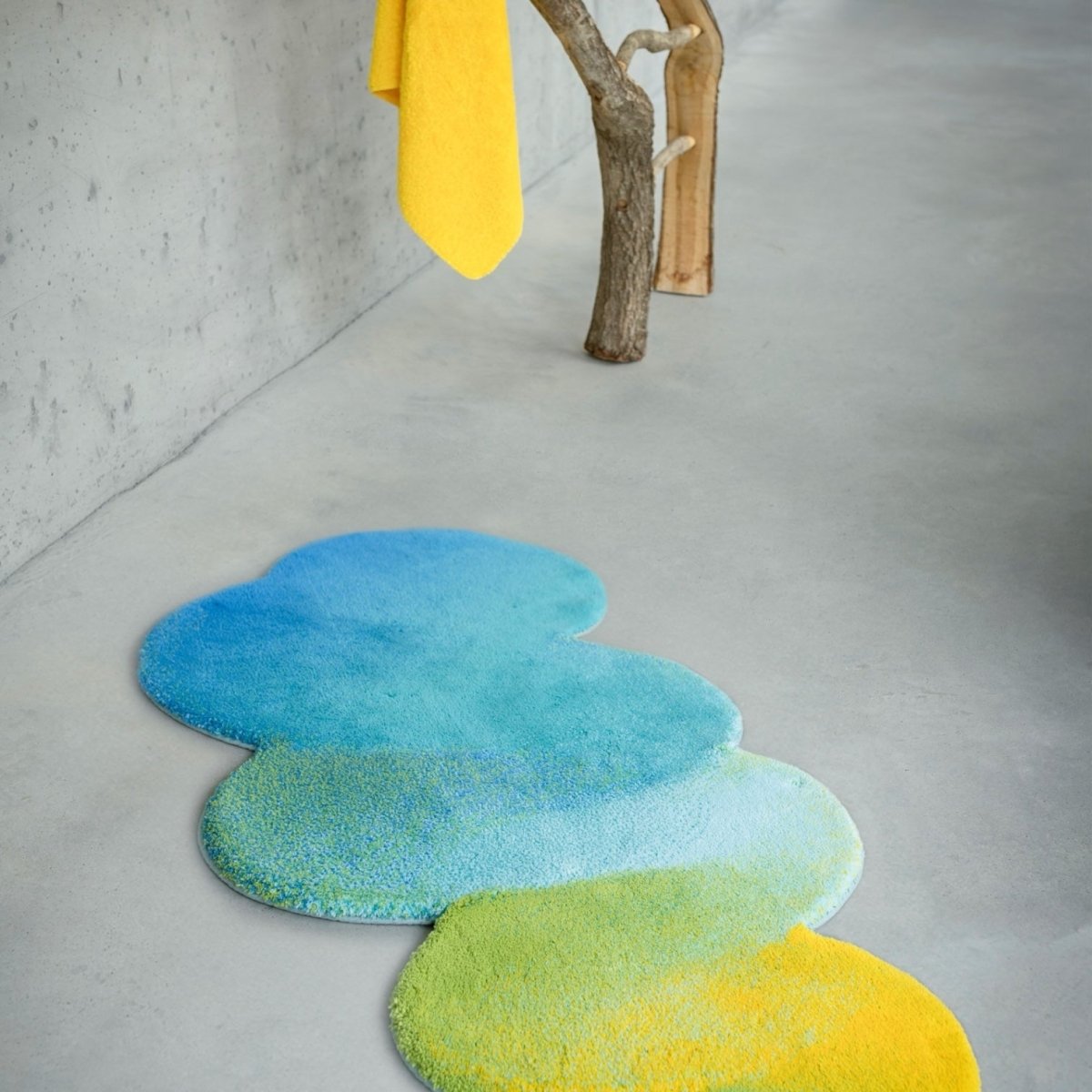 Odity 27x55 Lagoon 302 Bath Rug by Abyss