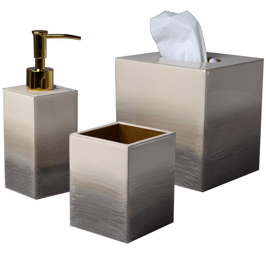 Natural/Gold Ombre Bath Accessories by Mike + Ally