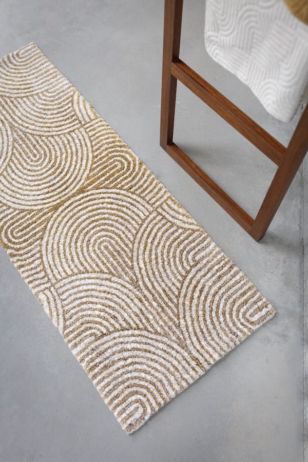 Petal Bath Rug in Linen 770 by Abyss Habidecor