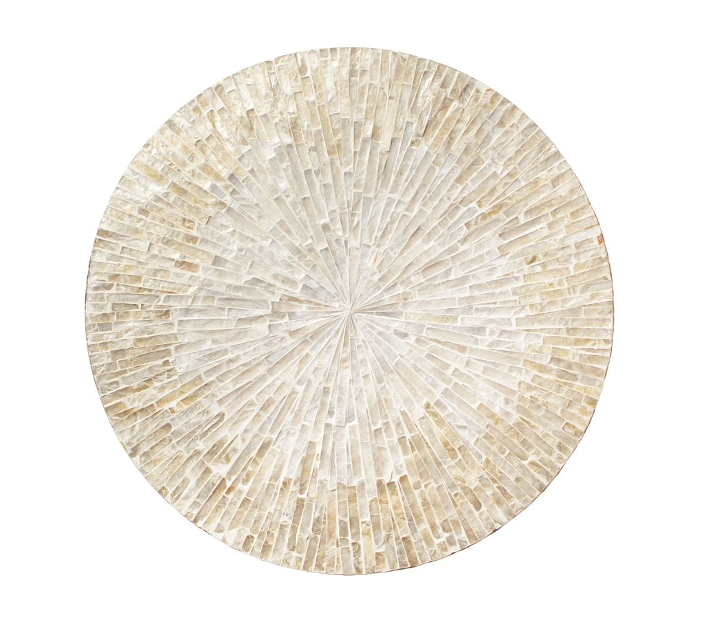 Byzantine Placemat in Ivory & Gold Set of 4 by Kim Seybert