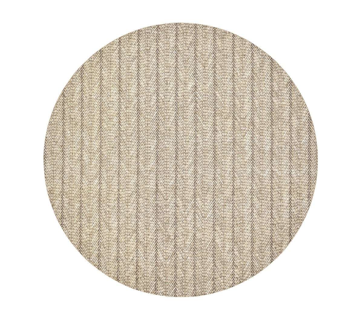 Herringbone Placemat in Tan Set of 4 by Kim Seybert