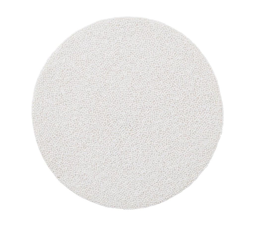 Perennial Placemat in White by Kim Seybert - Set of 4