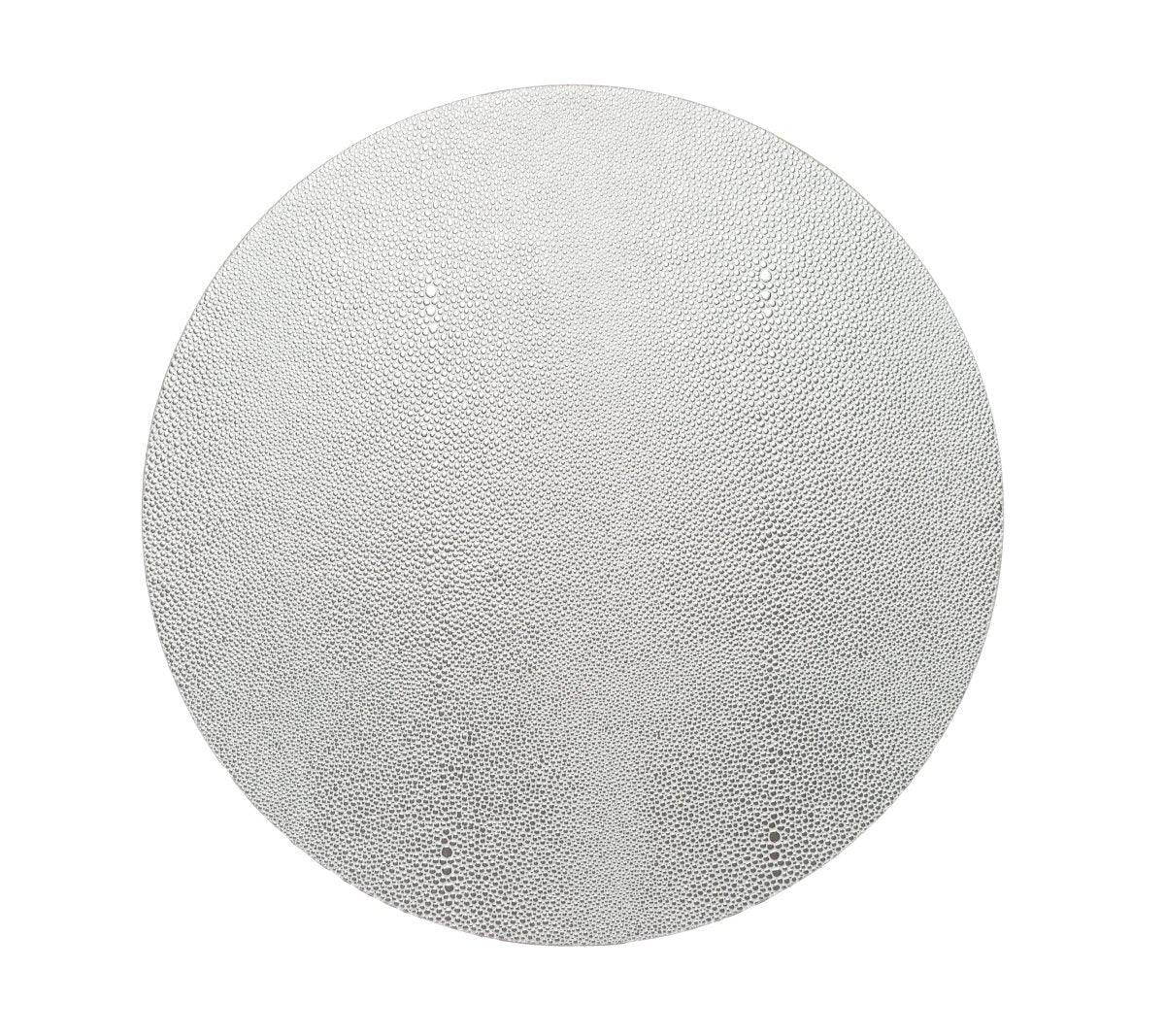 Pebble Placemat in Silver Set of 4 by Kim Seybert