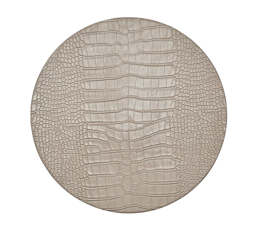 Croco Placemat in Sand Set of 4 by Kim Seybert