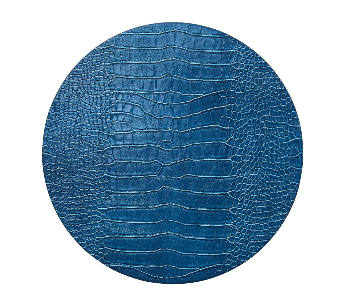Croco Placemat in Sapphire Set of 4 by Kim Seybert
