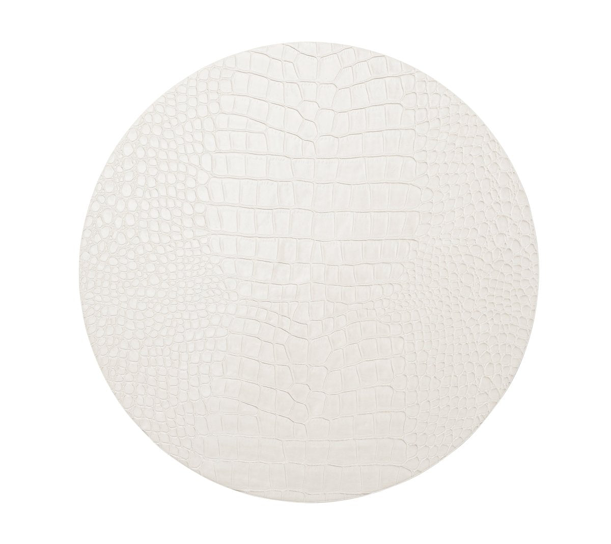 Croco Placemat in White Set of 4 by Kim Seybert