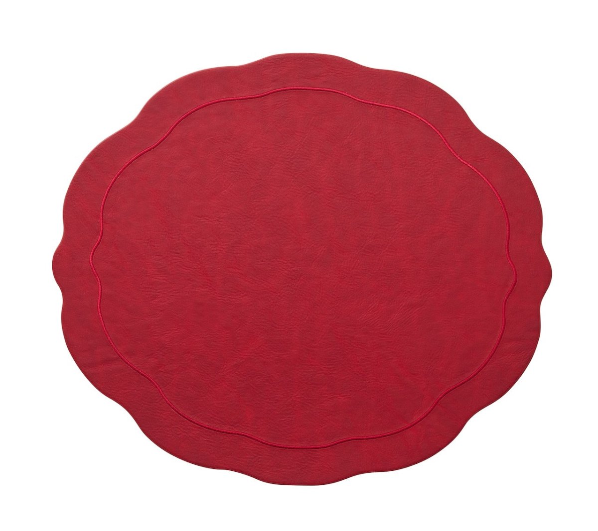 Tailored Placemat in Ruby Red by Kim Seybert