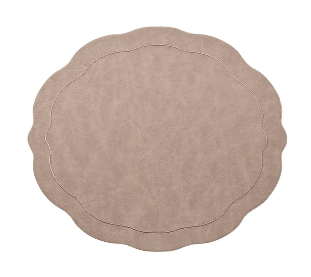 Tailored Placemat in Taupe by Kim Seybert