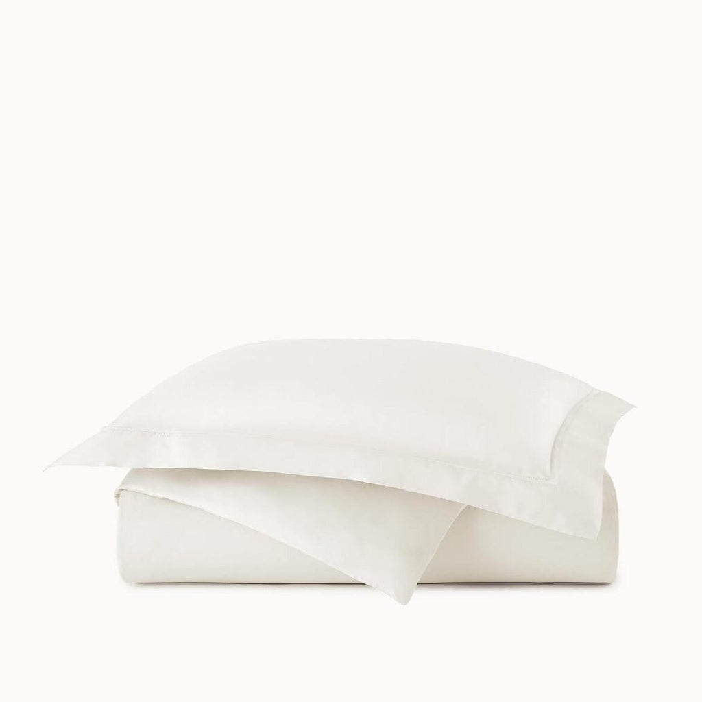 Lyric Percale Bedding in Ivory by Peacock Alley