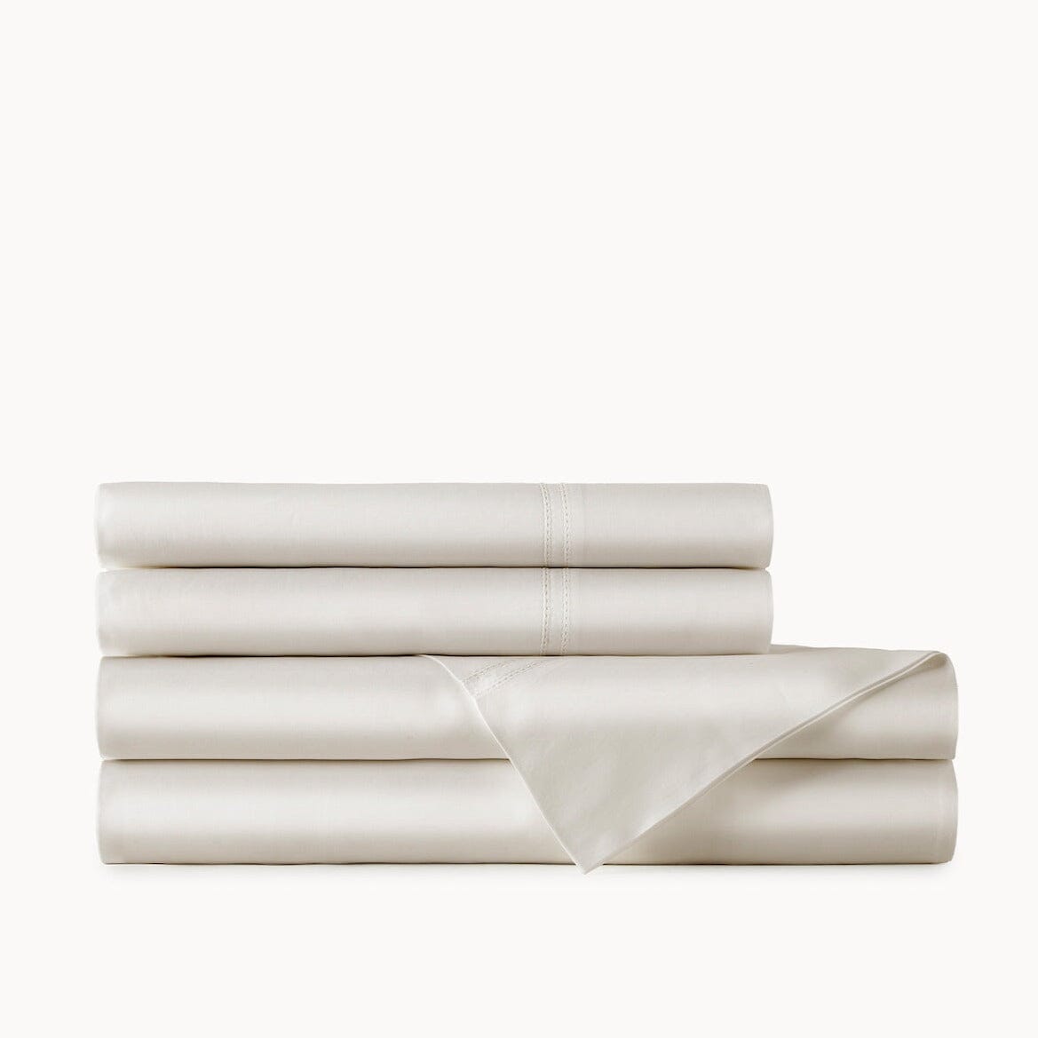 Lyric Percale Bedding in Platinum by Peacock Alley