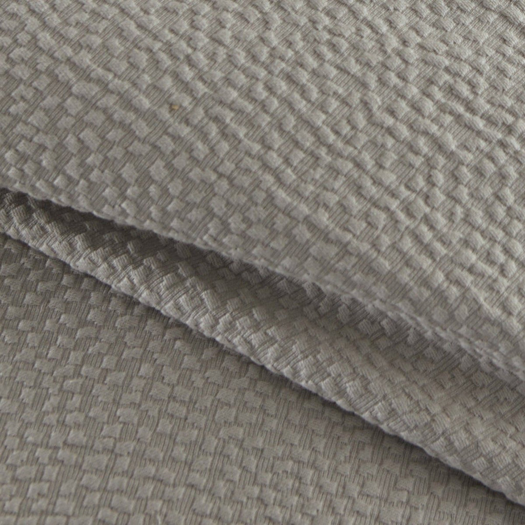 Montauk Platinum Matelassé Coverlets by Peacock Alley