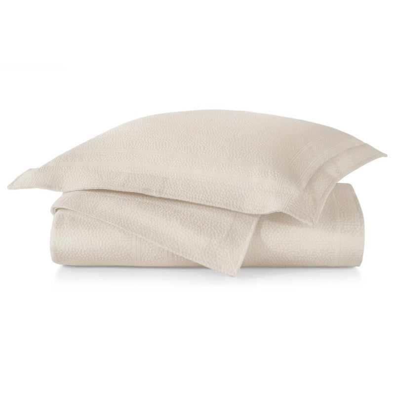 Montauk Linen Matelassé Coverlets by Peacock Alley