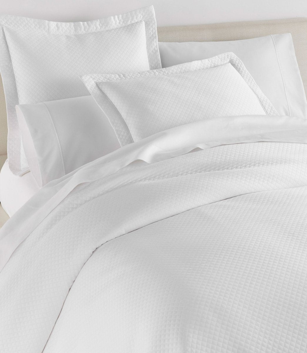 Oxford White Coverlets by Peacock Alley
