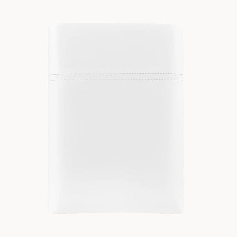 Virtuoso White Sateen Bedding by Peacock Alley