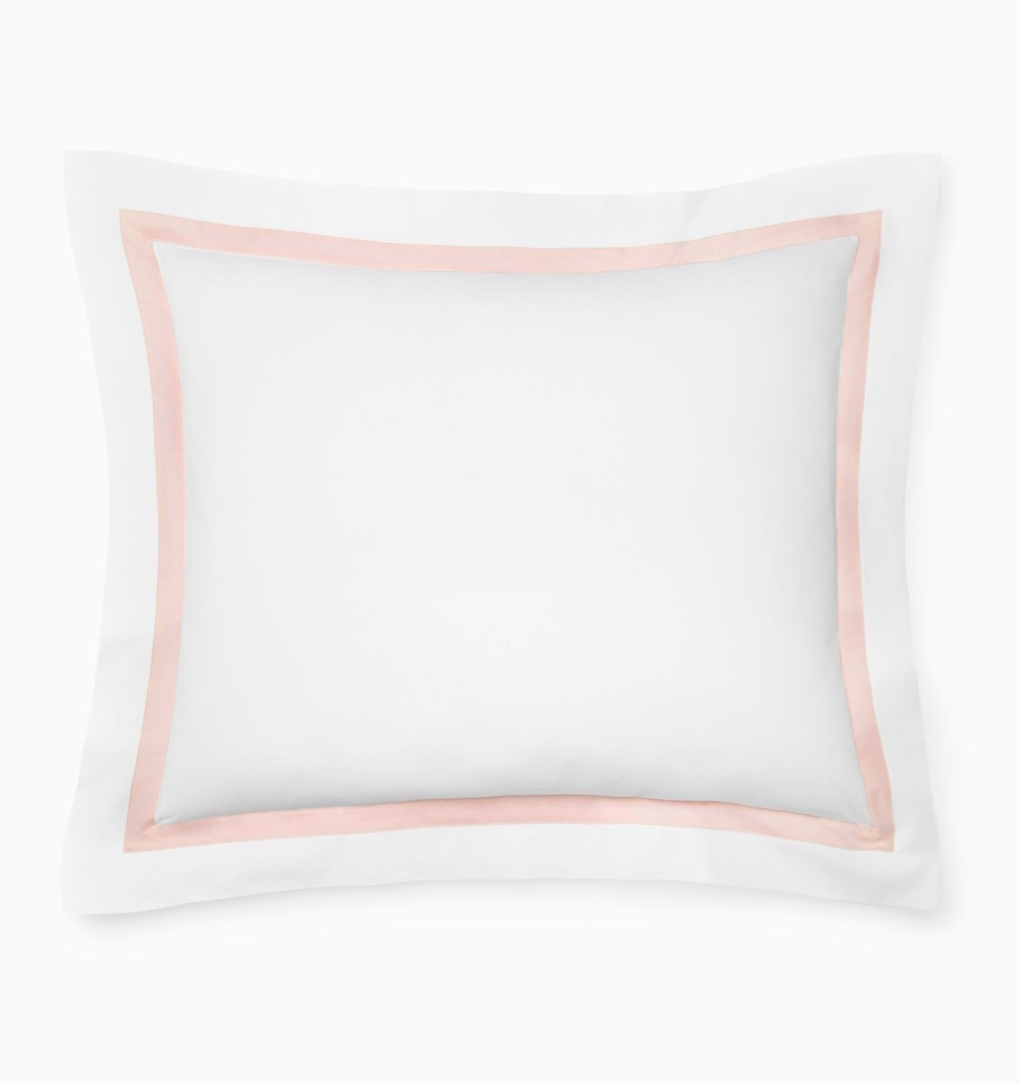 Estate Bedding in White and Petal Pink by Sferra