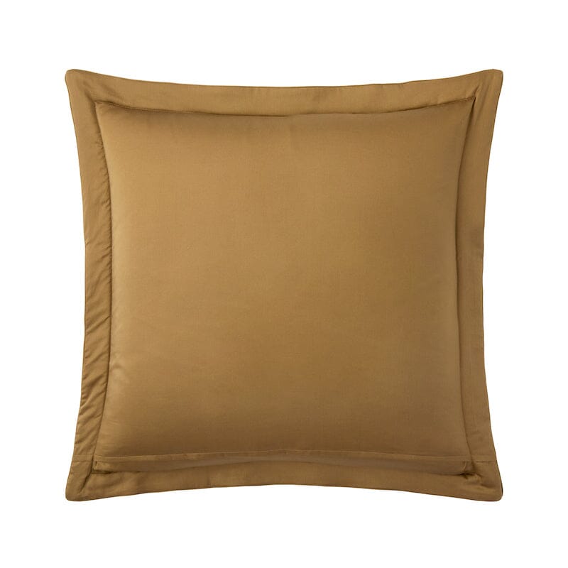 Triomphe Bronze Euro Shams Bedding by Yves Delorme