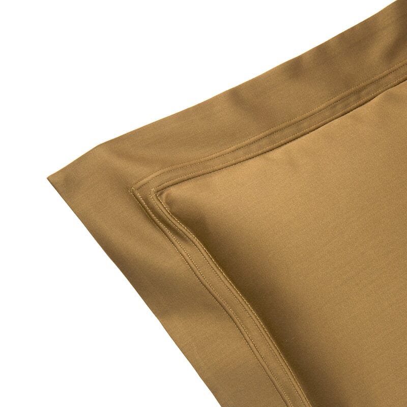 Triomphe Bronze Euro Shams Bedding by Yves Delorme