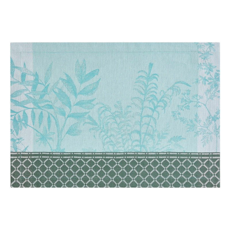 Jardin d'eden blue placemat by le jacquard français