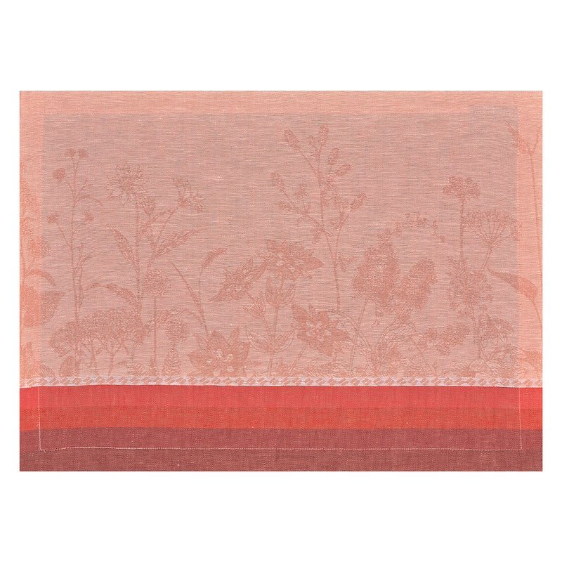 instant bucolique pink placemat le jacquard français