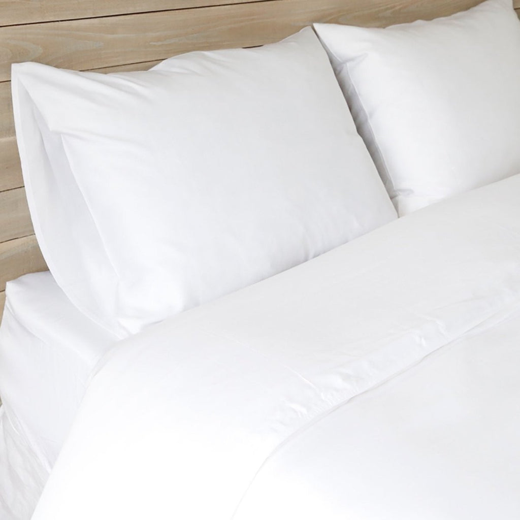Parker White Bamboo Duvet Set