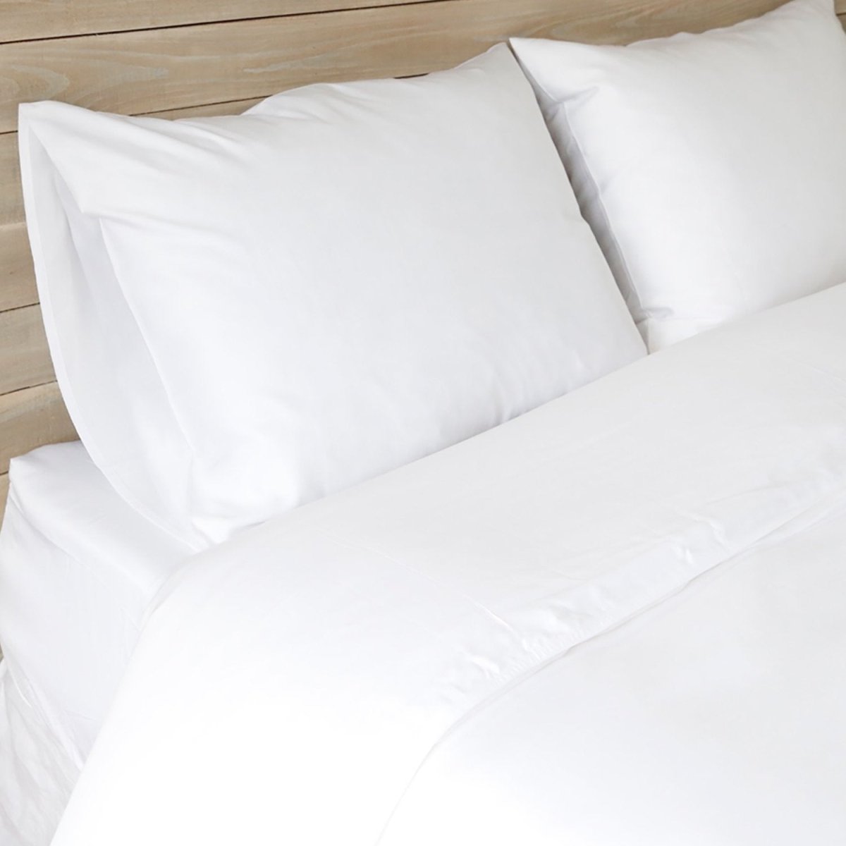 Parker White Bamboo Duvet Set