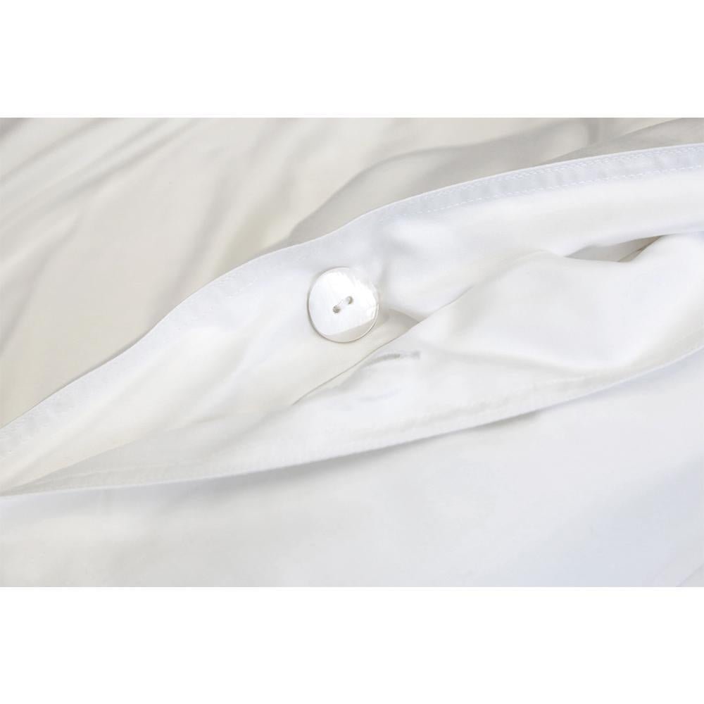 Parker White Bamboo Duvet Set
