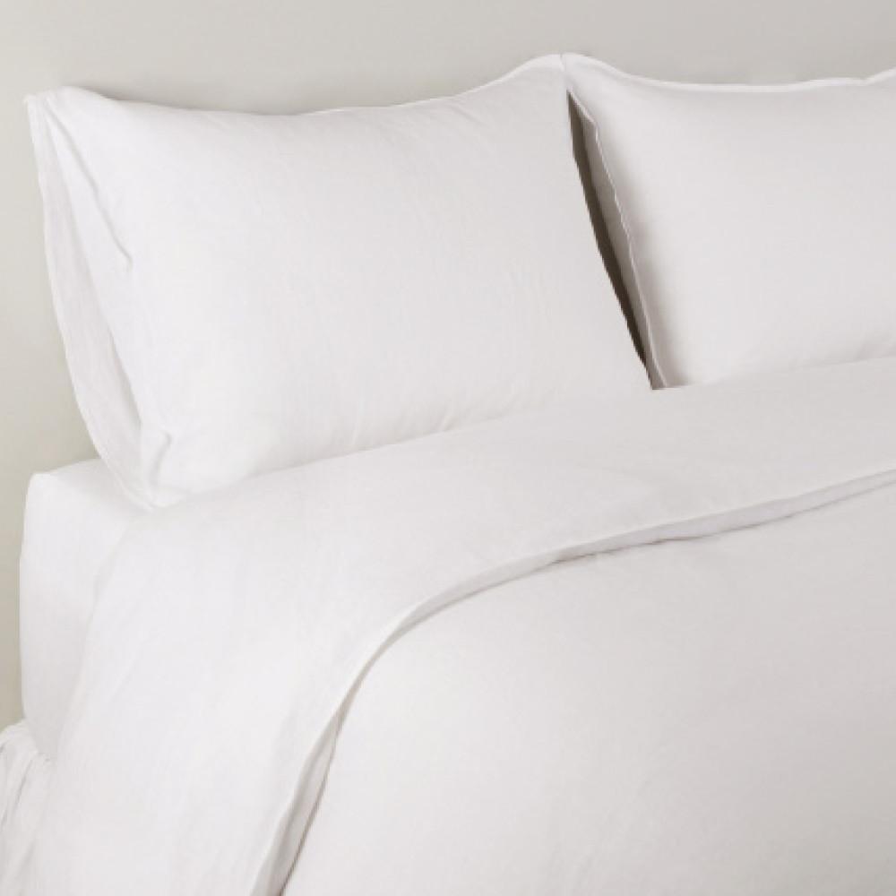 Parker White Linen Duvet Set by Pom Pom at Home