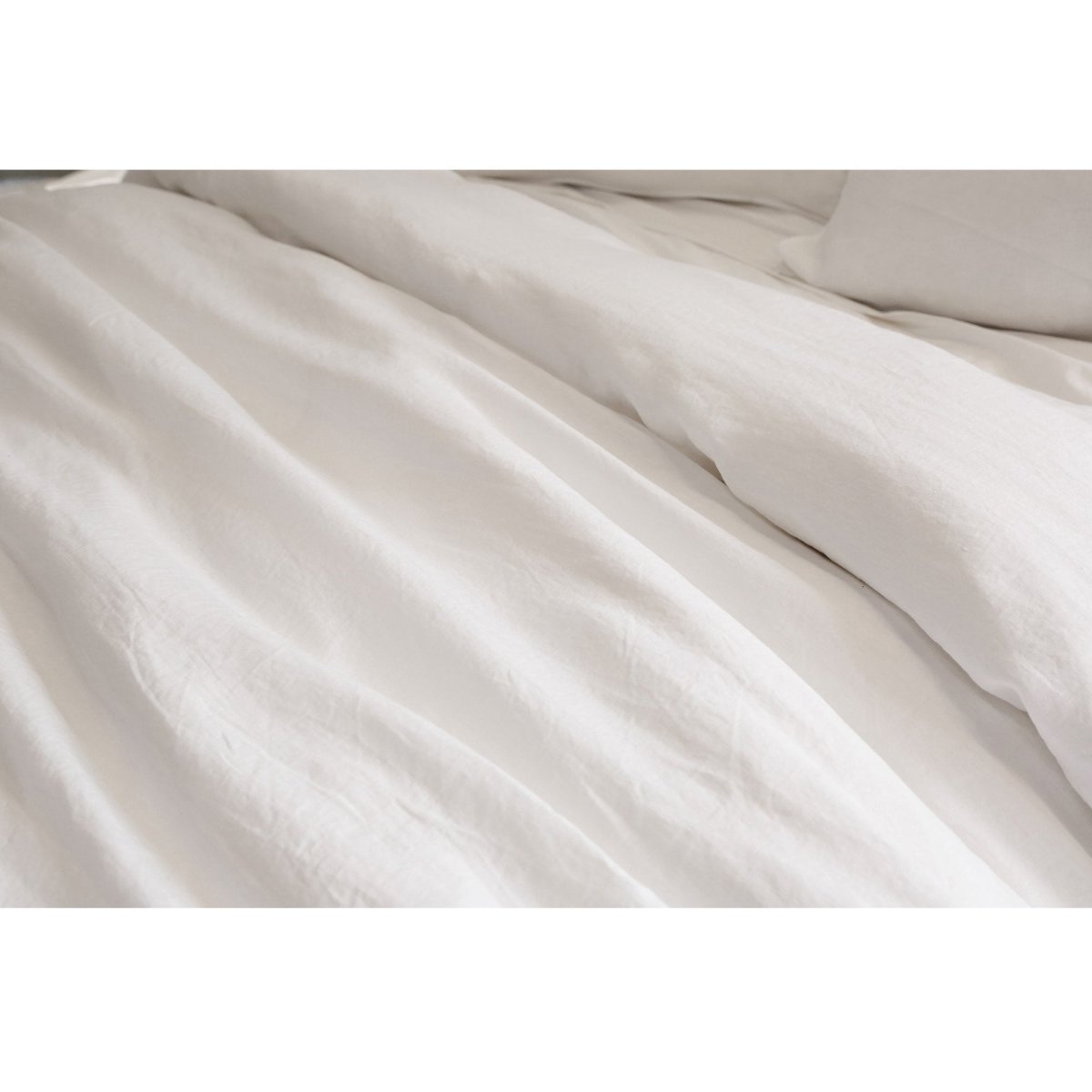 Parker White Linen Duvet Set by Pom Pom at Home