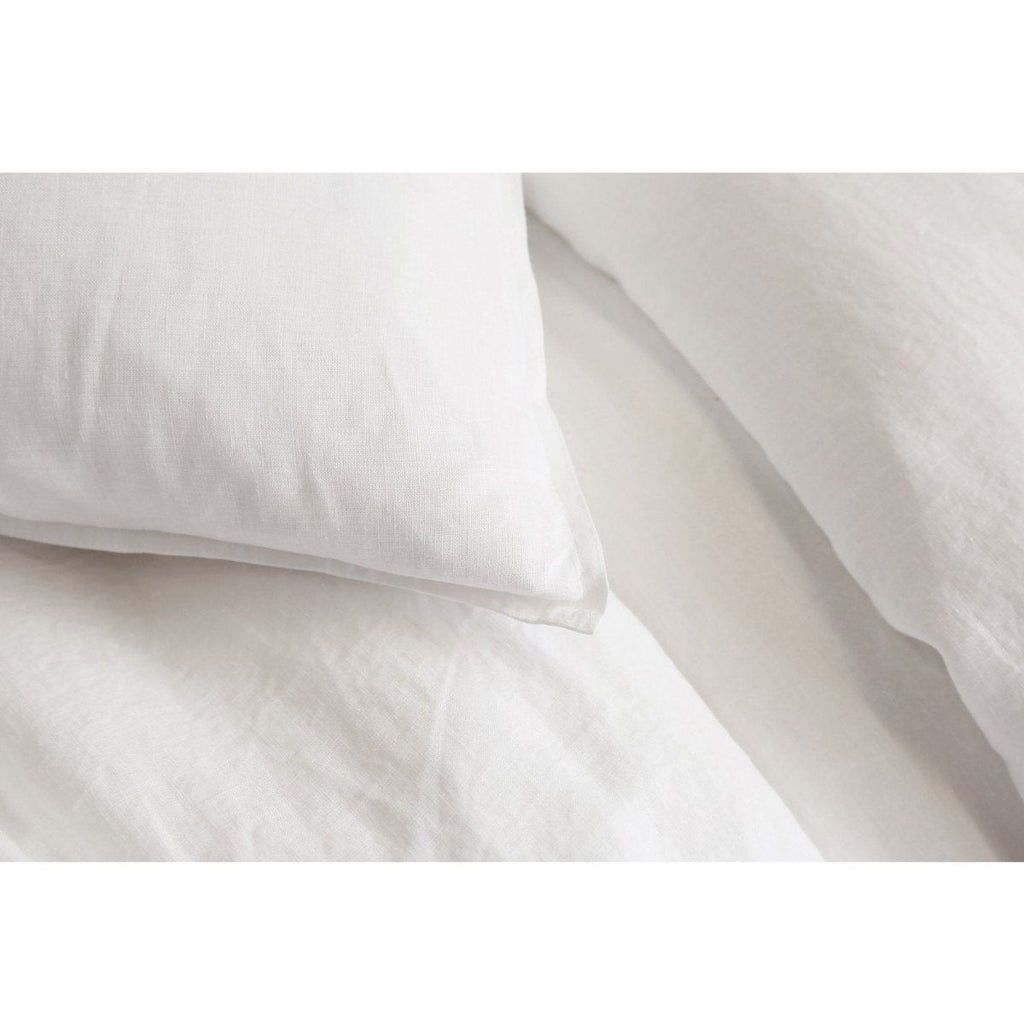 Parker White Linen Duvet Set by Pom Pom at Home