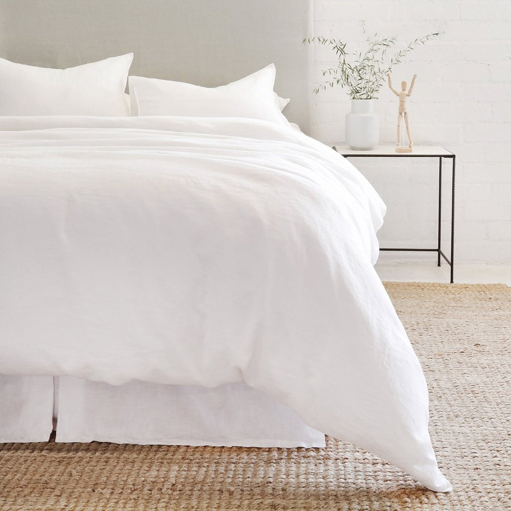 Parker White Linen Duvet Set by Pom Pom at Home