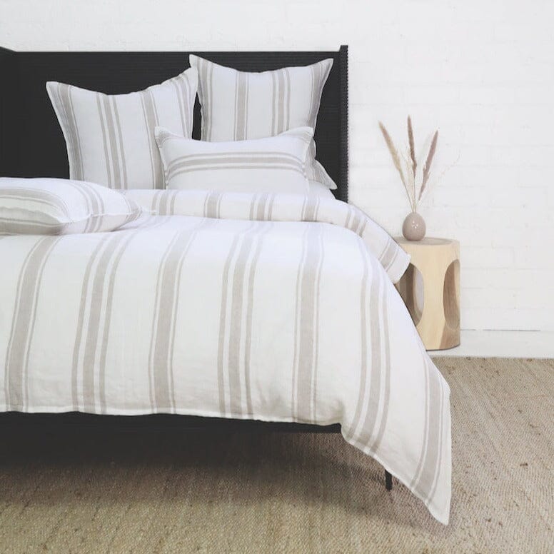 Jackson White and Natural Bedding by Pom Pom at Home