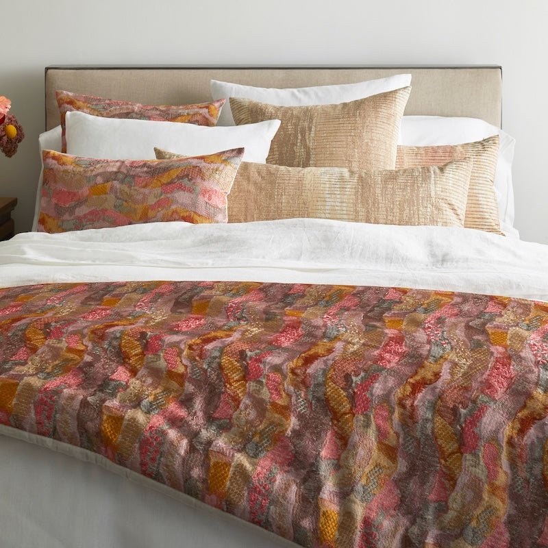 Sunset Positano Throw by Ann Gish