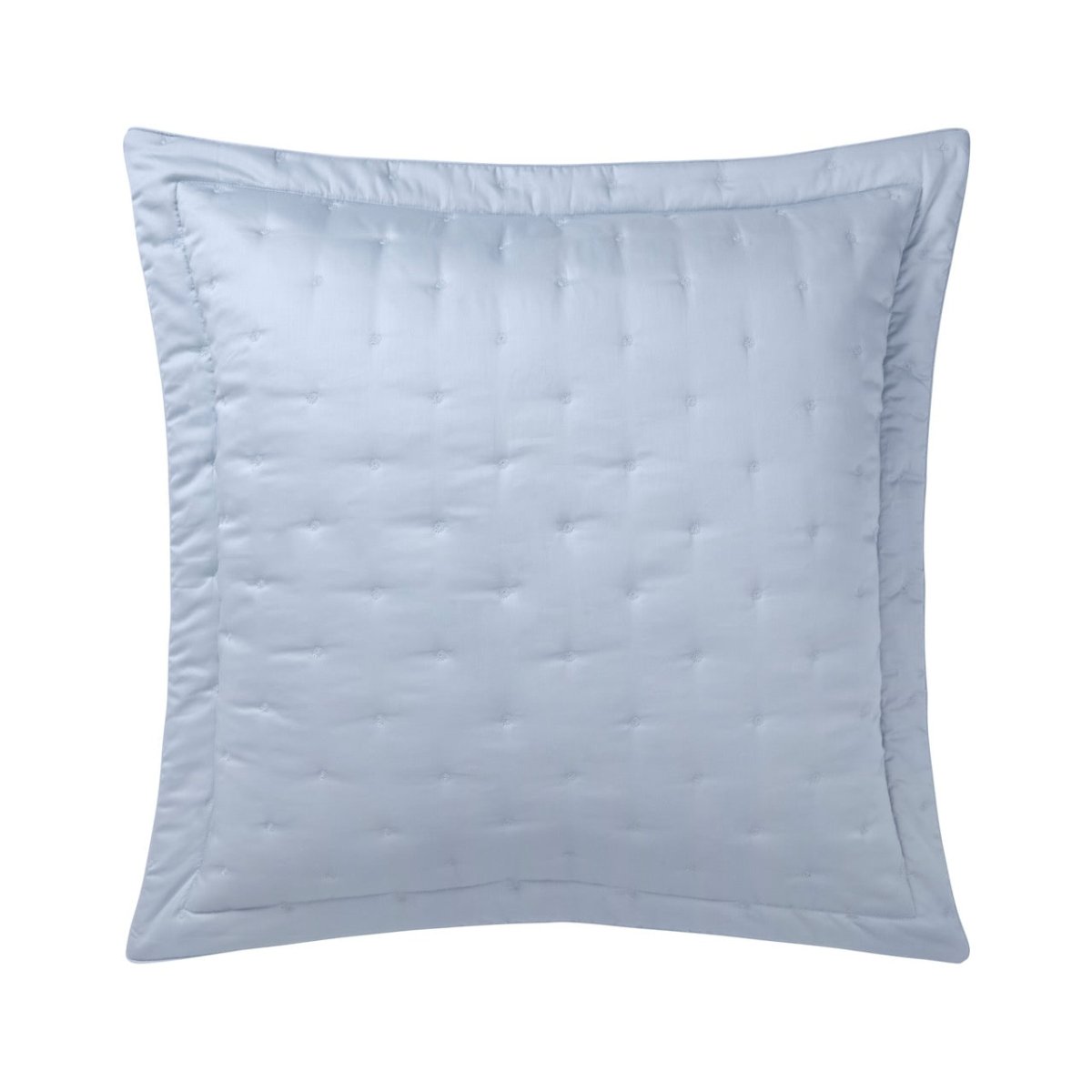 Triomphe Celeste Blue Quilted Coverlets by Yves Delorme