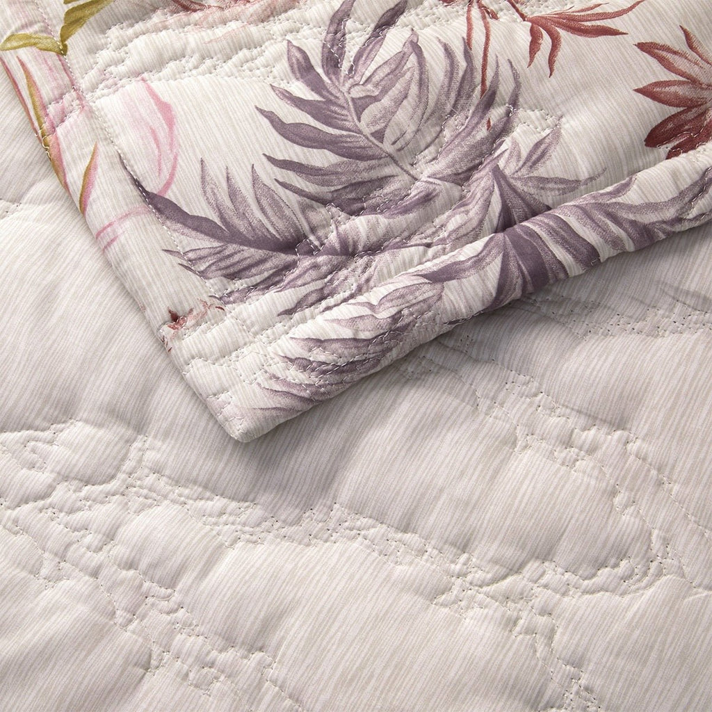 Fresque Quilted Coverlet by Yves Delorme