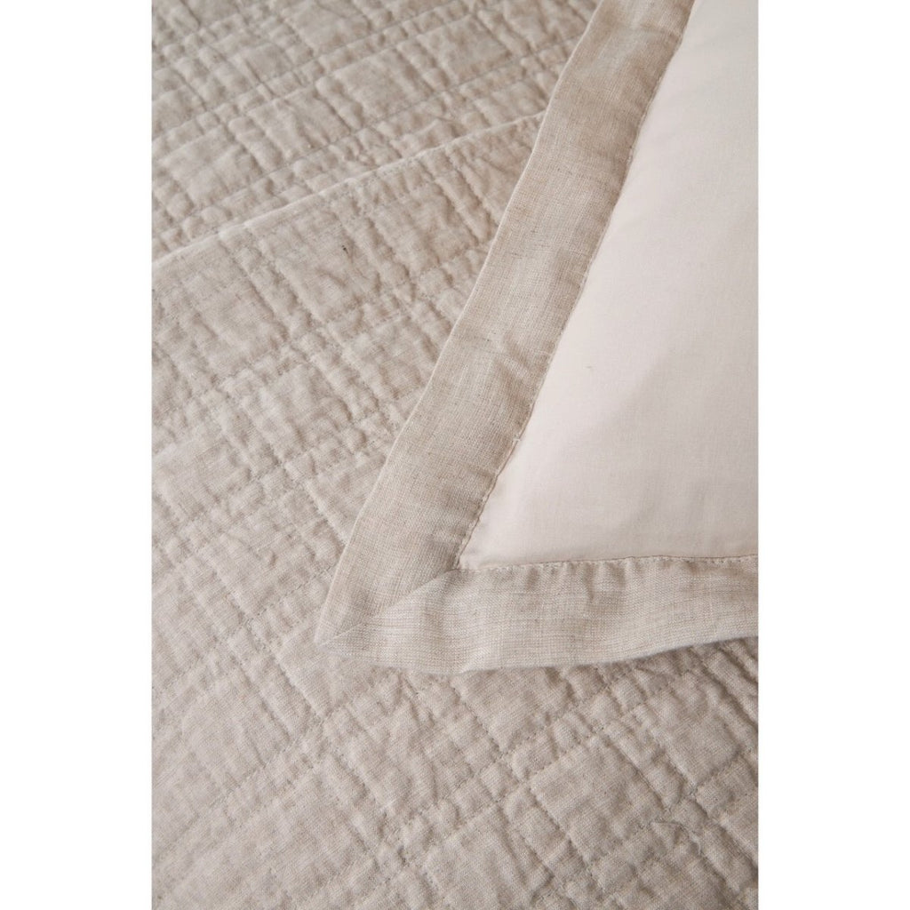 Owen Flax Quilted Coverlets by Pom Pom at Home