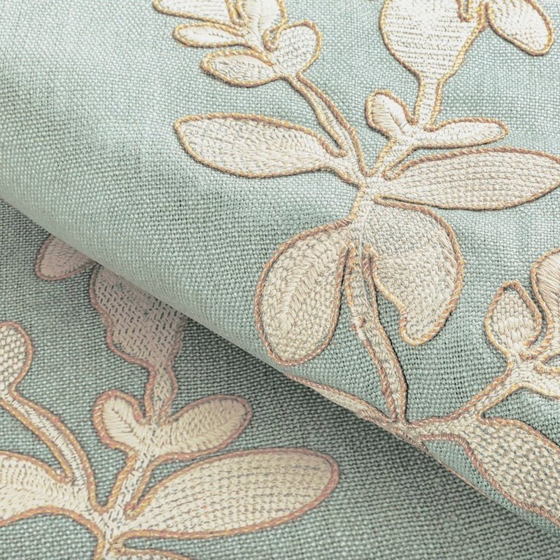 Ginger Flower Celeste Decorative Pillow by Ryan Studio