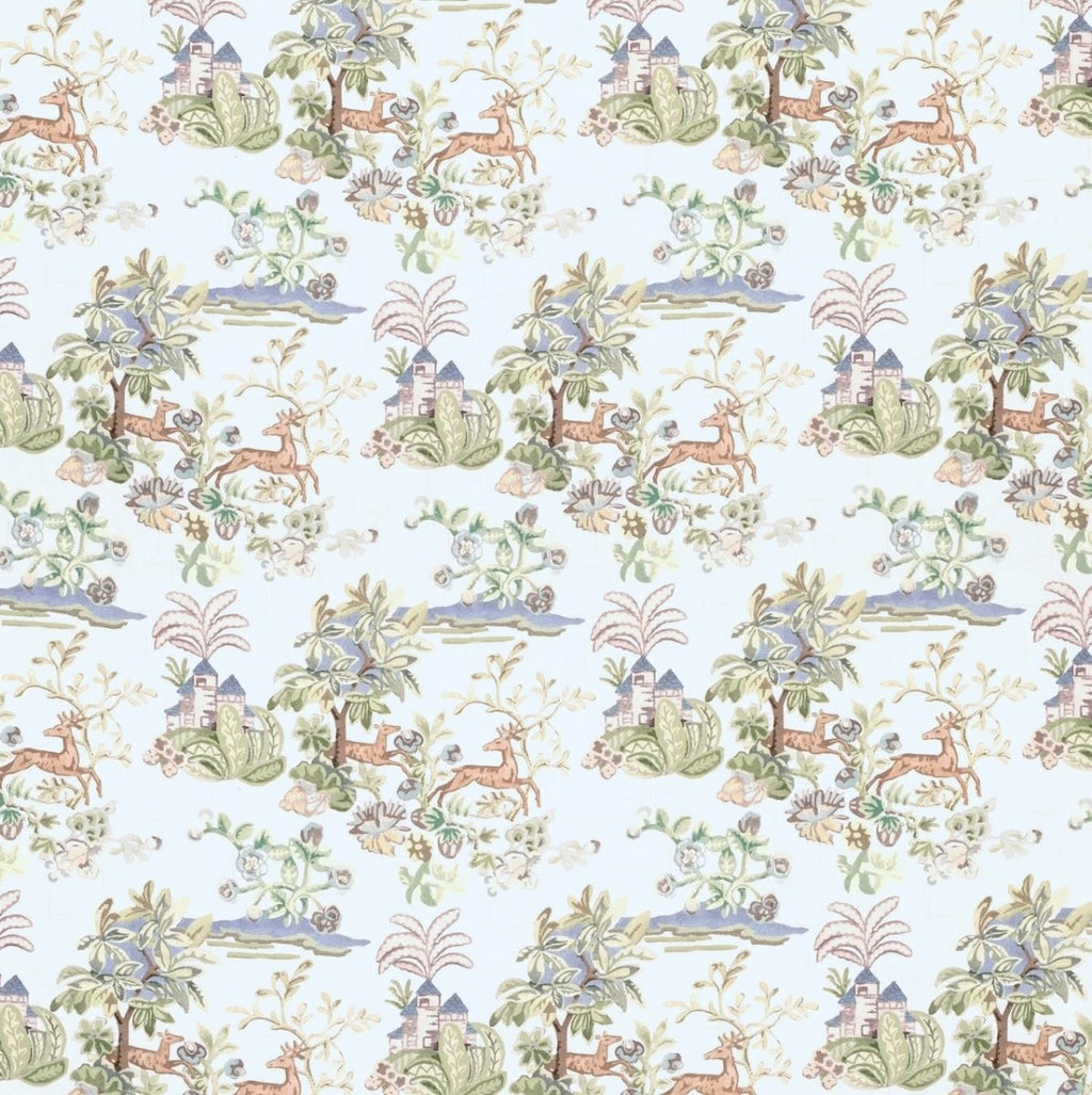 Knight's Tale Sage and Blue Decorative Pillow Ryan Studio