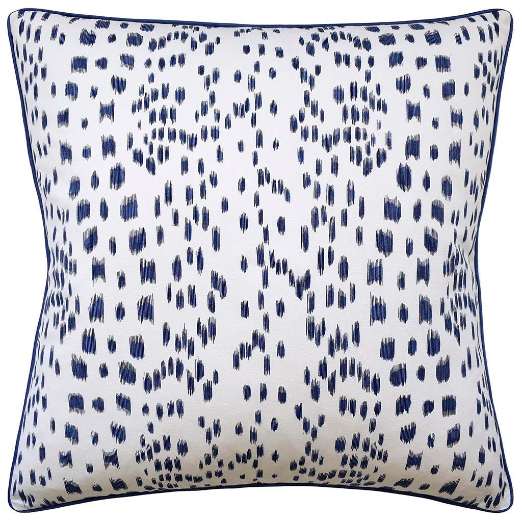 Les Touches Blue Pillow by Ryan Studio