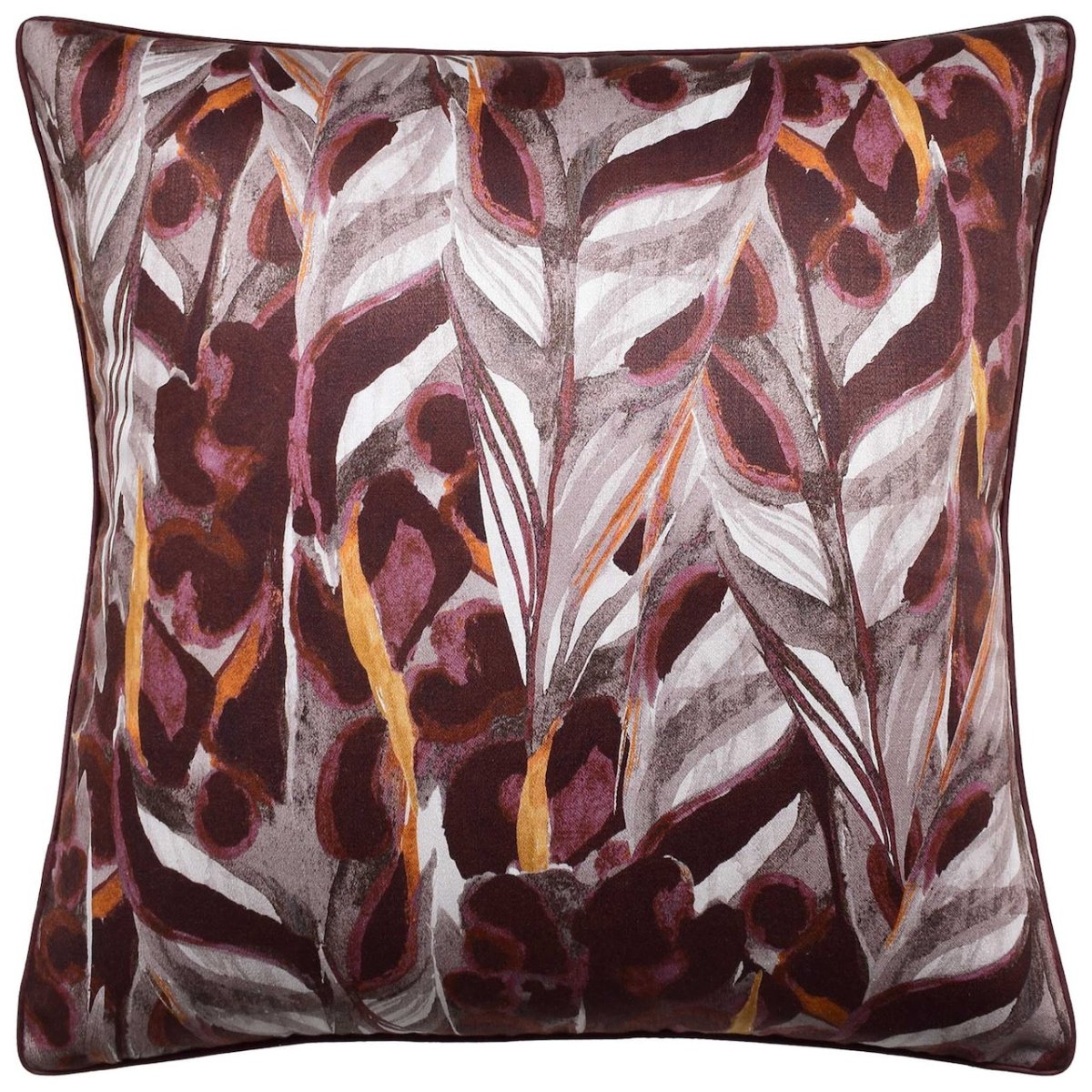 Caspia Mulberry Decorative Pillows by Ryan Studio