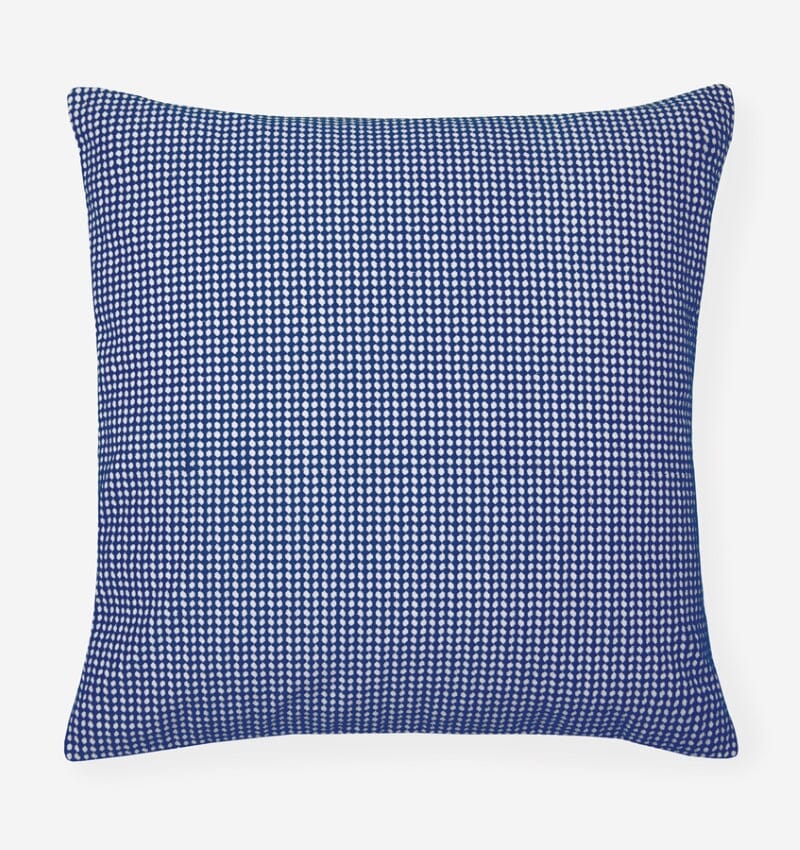 Colore Cobalt Throw Pillow by Sferra Fine Linens