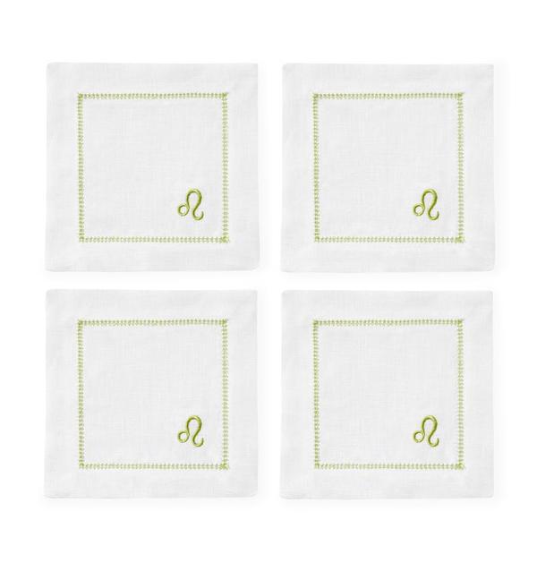 Segni Cocktail Napkins by Sferra