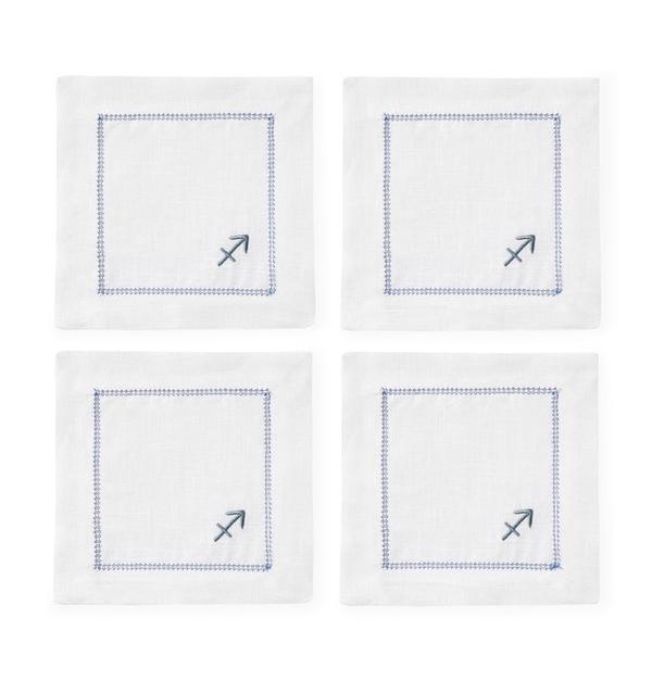 Segni Cocktail Napkins by Sferra
